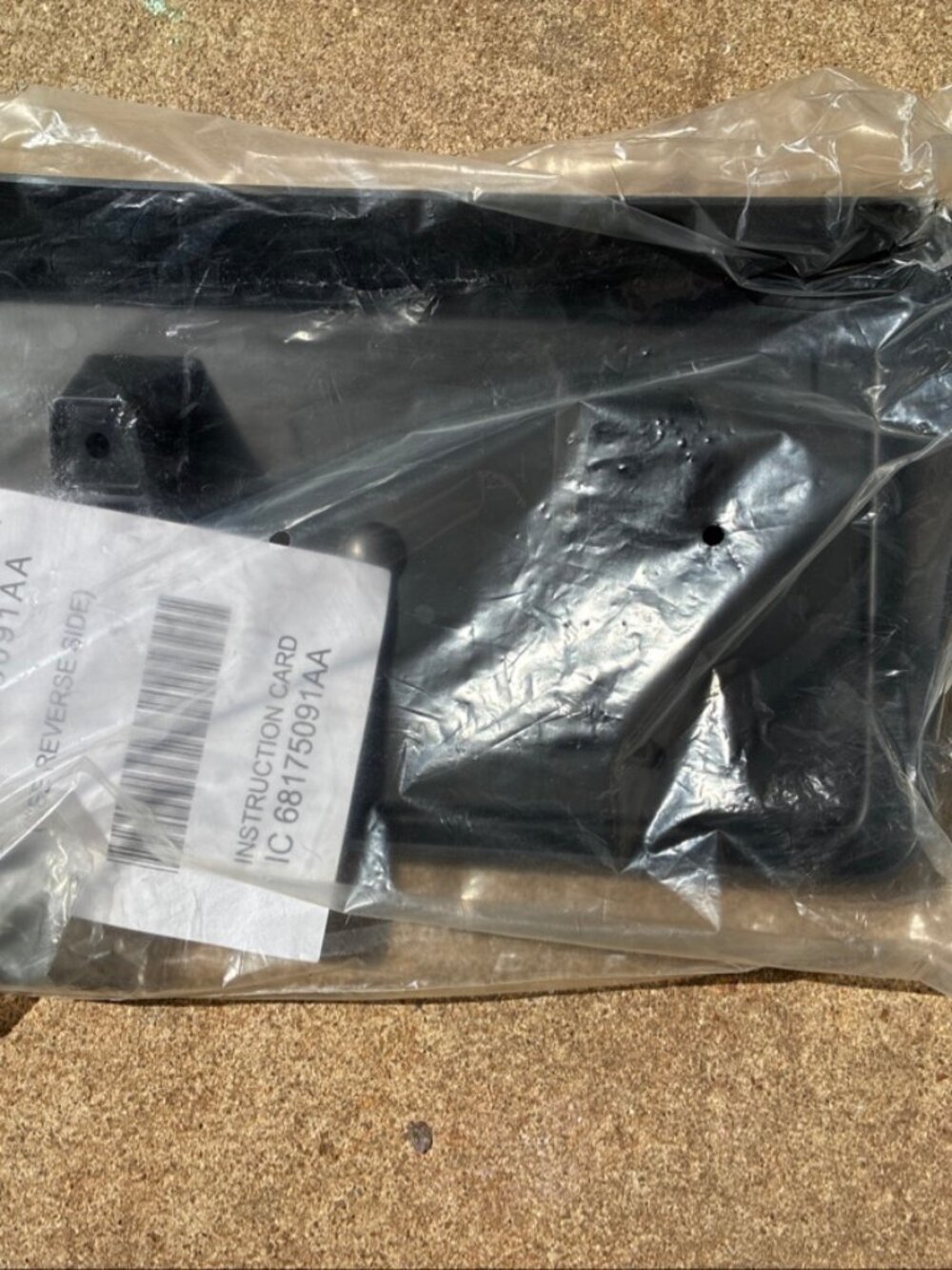 Mopar license plate installation kit 68175091AA Challenger